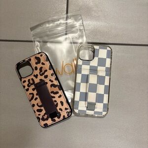Leopard and Checkered i-Phone 14 Cases